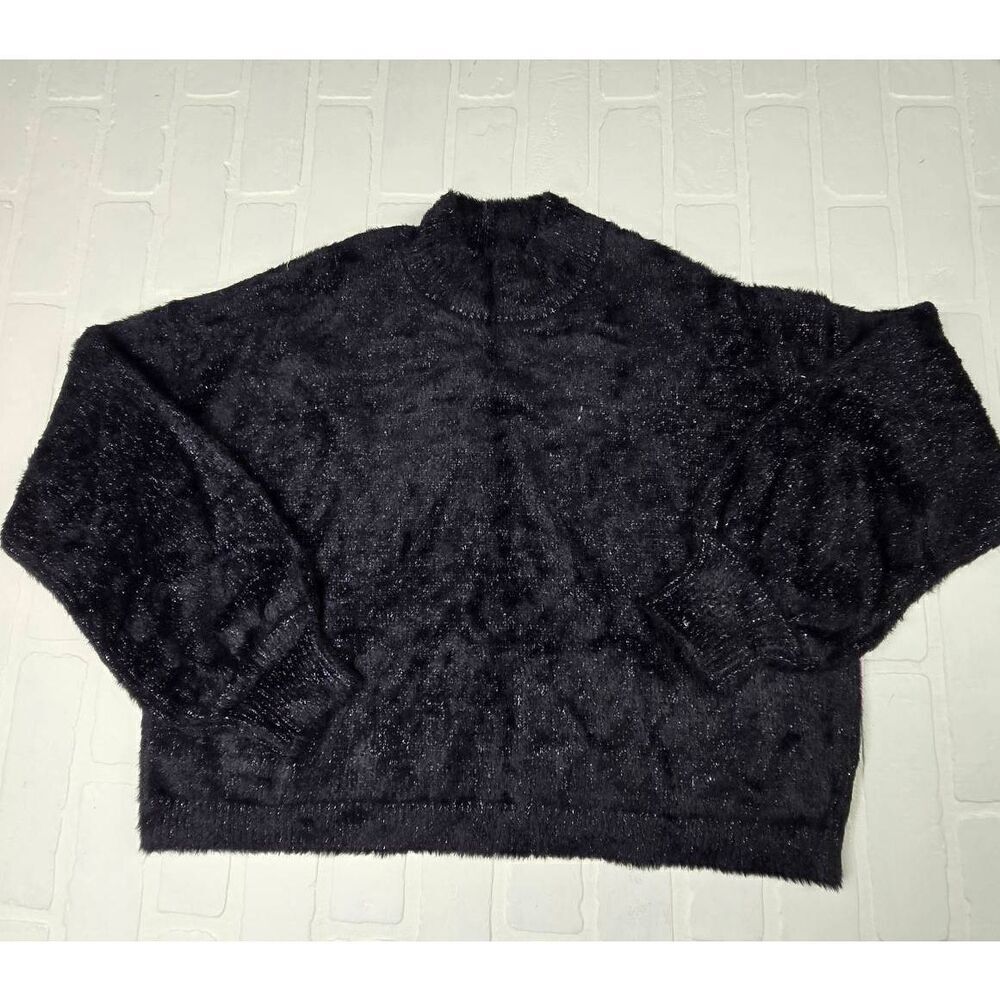 Wild Fable  Black Mock Neckline Sweater XL